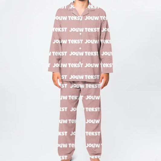 Gepersonaliseerde pyjama met eigen tekst