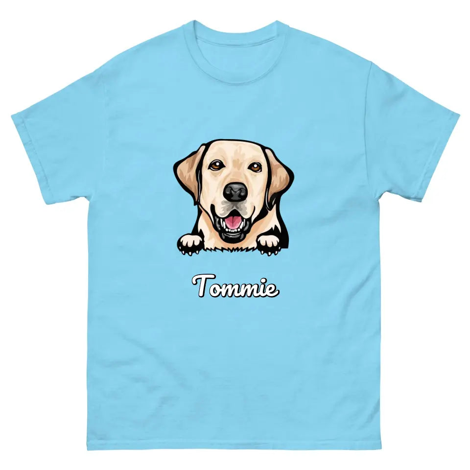 Gepersonaliseerd T-shirt - Cartoon Huisdier + naam - Iedereen Blij