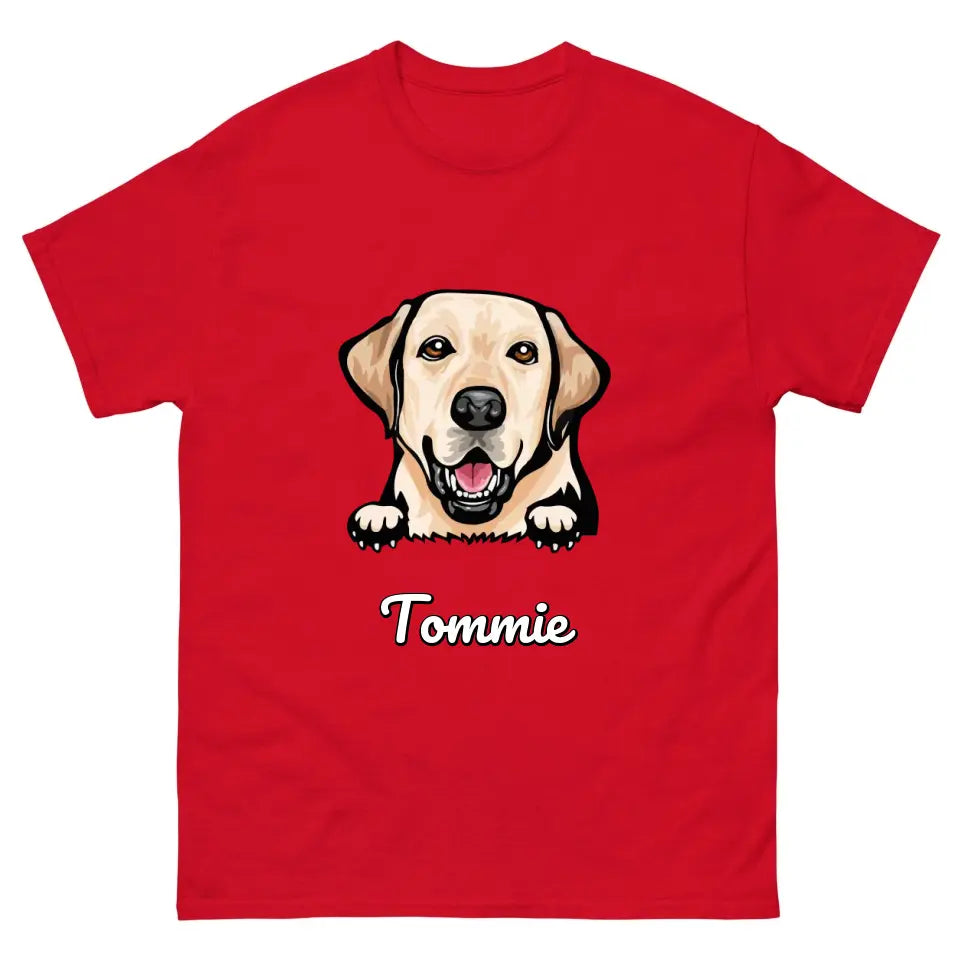 Gepersonaliseerd T-shirt - Cartoon Huisdier + naam - Iedereen Blij