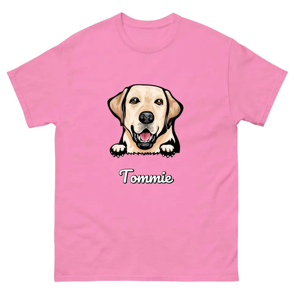 Gepersonaliseerd T-shirt - Cartoon Huisdier + naam - Iedereen Blij