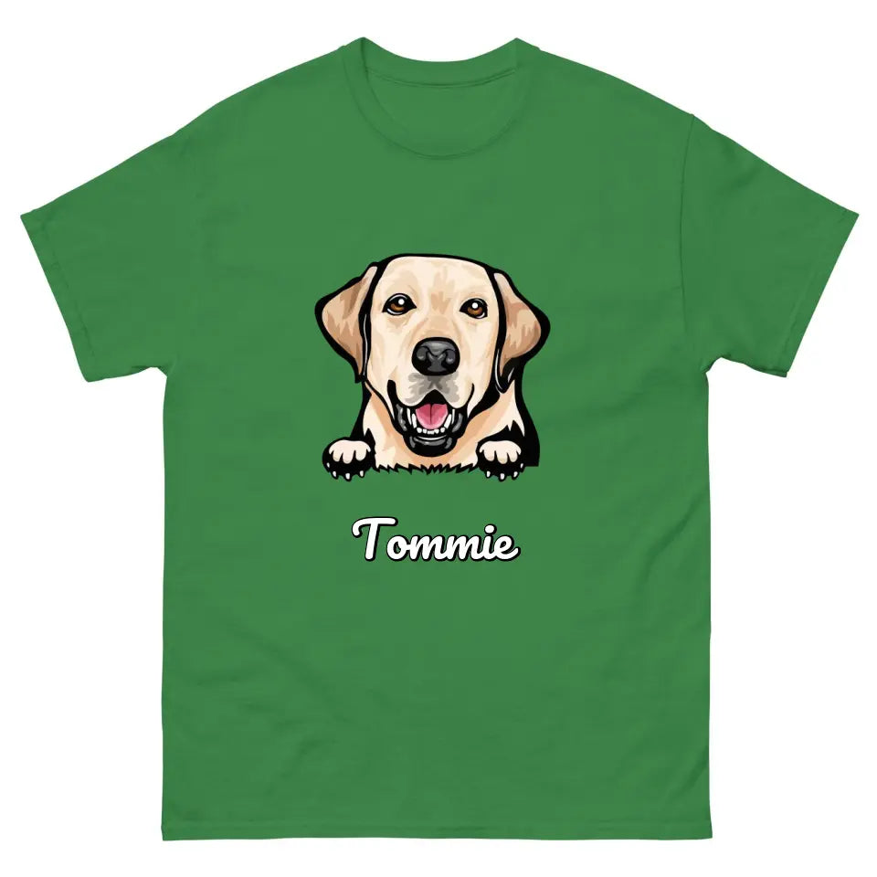 Gepersonaliseerd T-shirt - Cartoon Huisdier + naam - Iedereen Blij