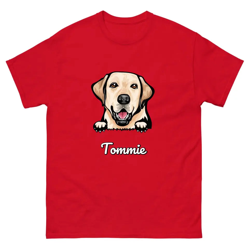 Gepersonaliseerd T-shirt - Cartoon Huisdier + naam - Iedereen Blij