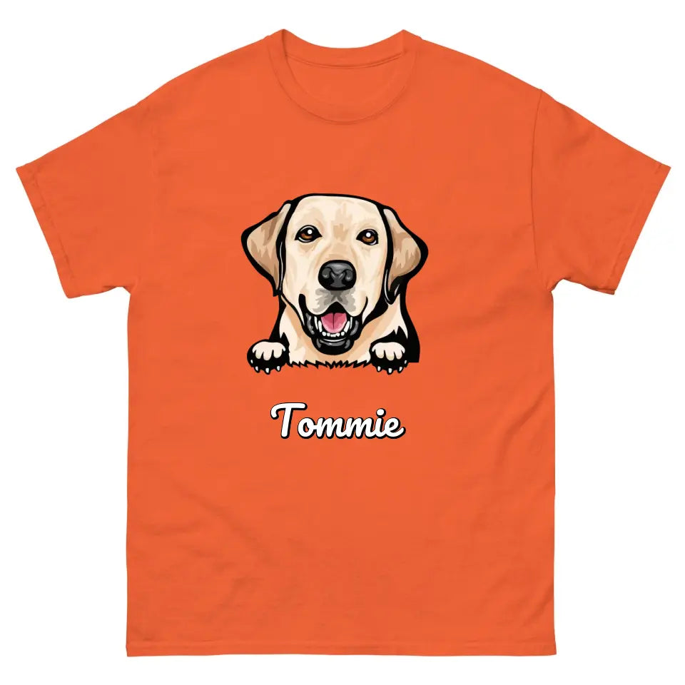 Gepersonaliseerd T-shirt - Cartoon Huisdier + naam - Iedereen Blij