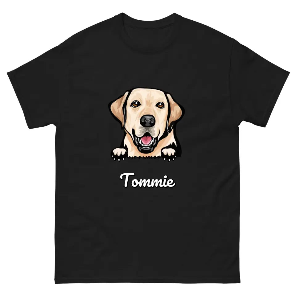 Gepersonaliseerd T-shirt - Cartoon Huisdier + naam - Iedereen Blij