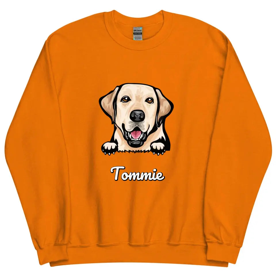 Gepersonaliseerd Sweater - Cartoon Huisdier + naam