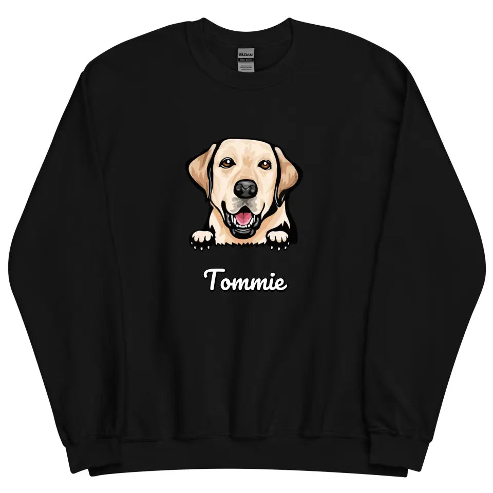 Gepersonaliseerd Sweater - Cartoon Huisdier + naam