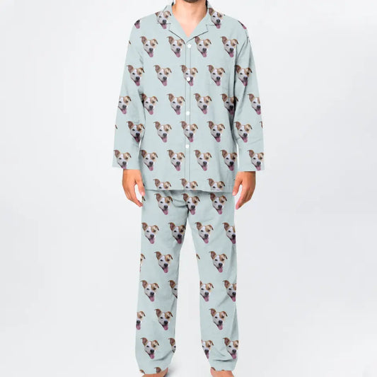 Gepersonaliseerde pyjama met uitgeknipte huisdieren