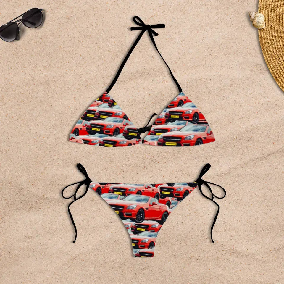 Gepersonaliseerde bikini met oneindig keer je auto - Voeg zelf een foto toe - Iedereen Blij