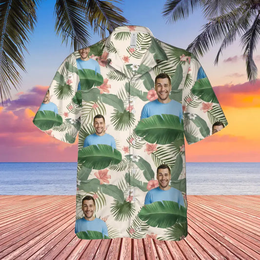 Gepersonaliseerd Hawaii shirt met eigen foto van persoon!
