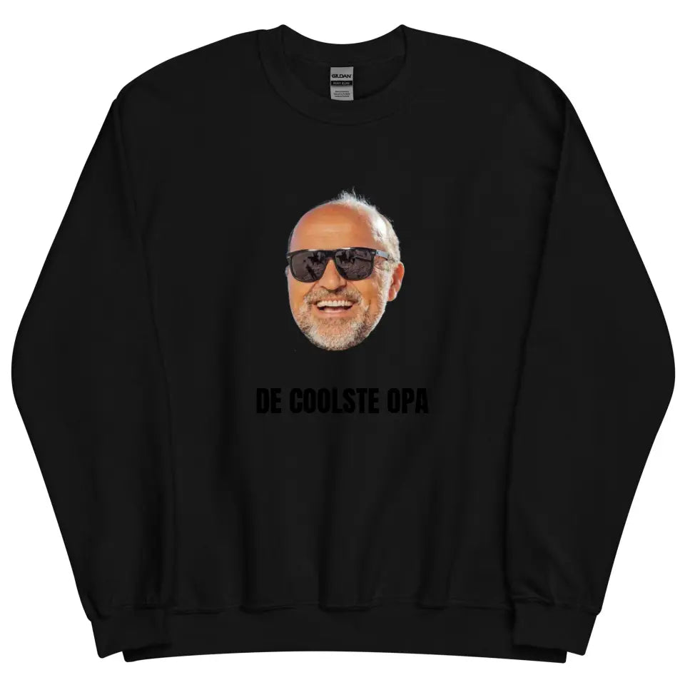 Gepersonaliseerde sweater - Foto van gezicht + eigen tekst - Iedereen Blij