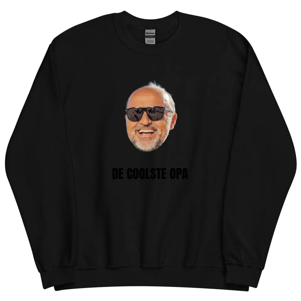 Gepersonaliseerde sweater - Foto van gezicht + eigen tekst - Iedereen Blij