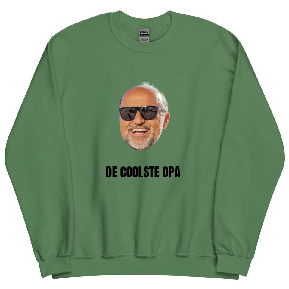 Gepersonaliseerde sweater - Foto van gezicht + eigen tekst - Iedereen Blij