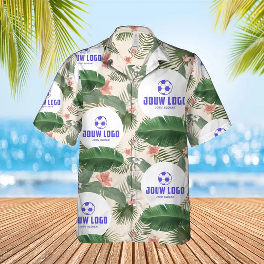 Hawaii shirt met eigen logo van je bedrijf of vereniging!