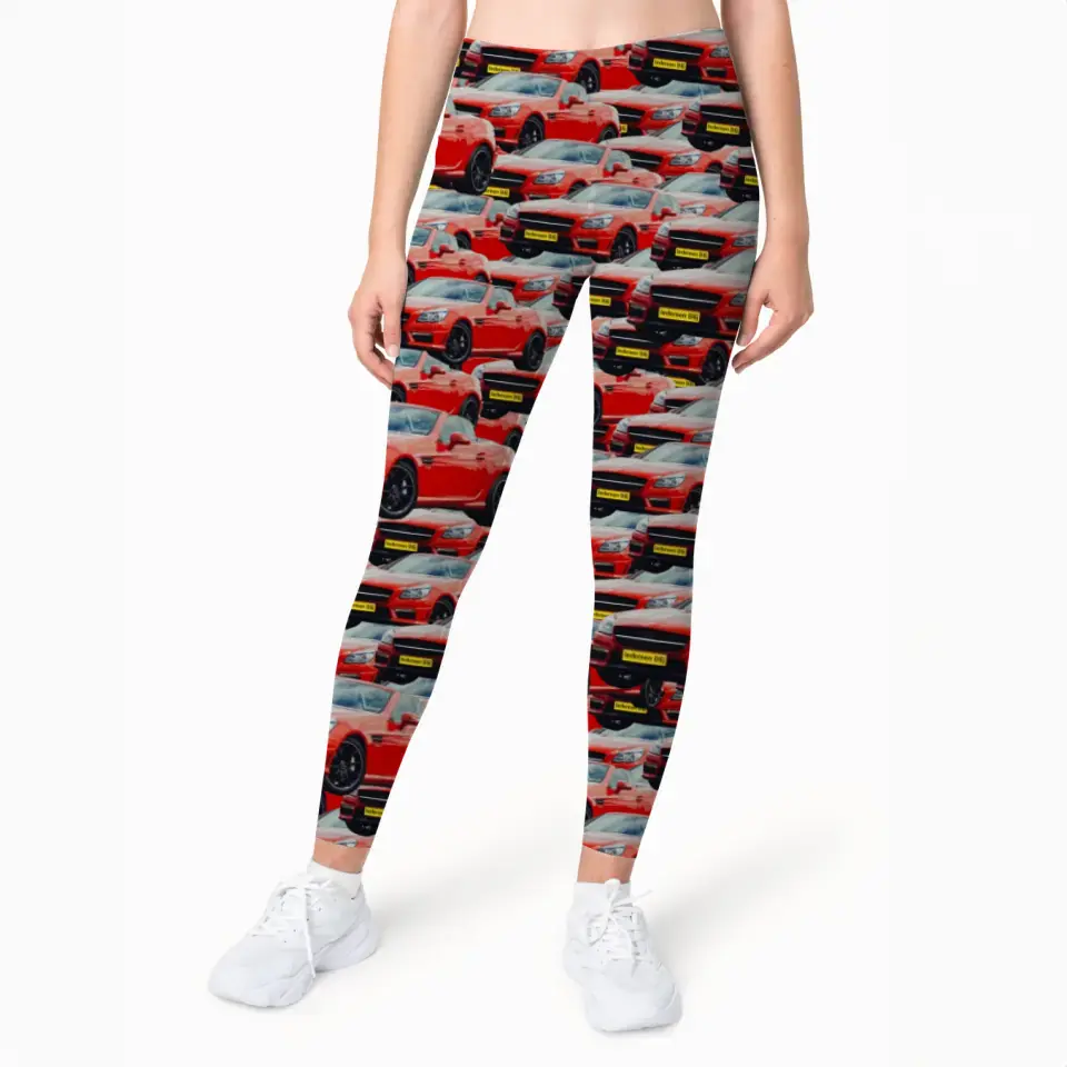 Gepersonaliseerde legging met oneindig keer je auto - Voeg zelf een foto toe - Iedereen Blij