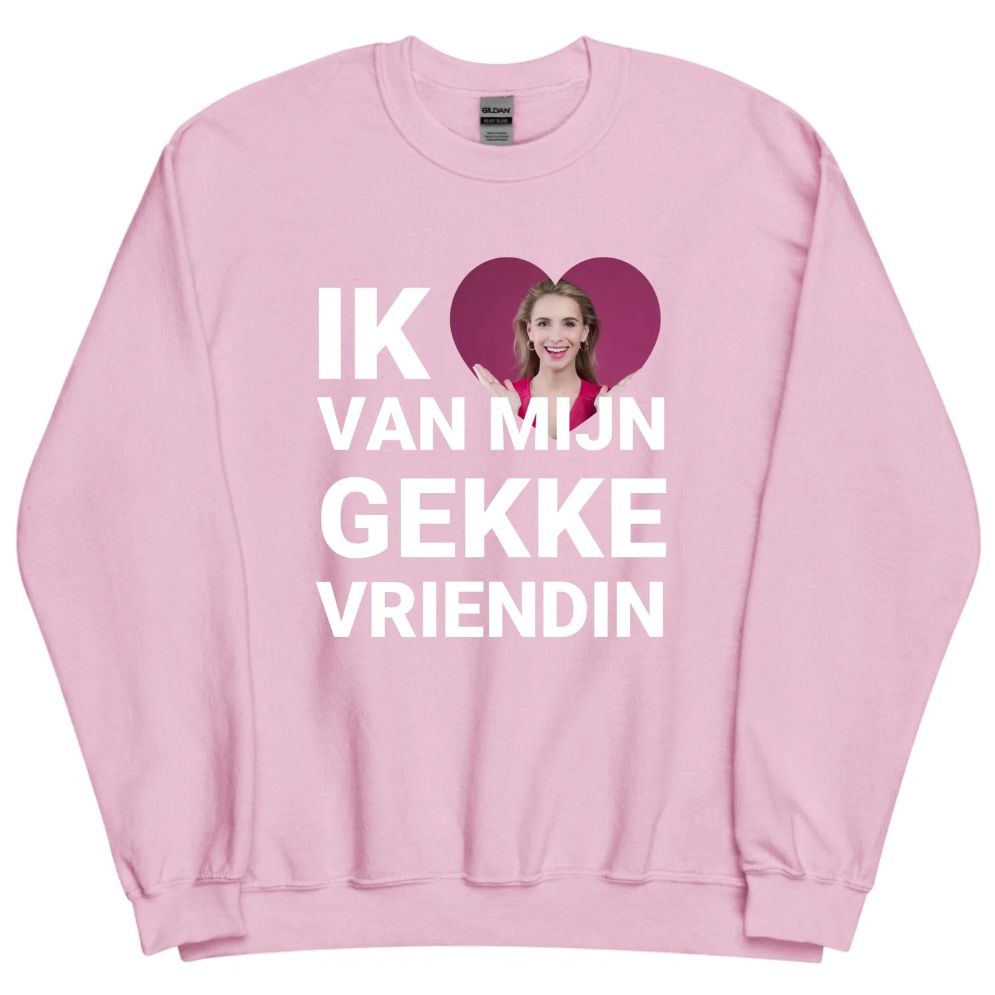 Gepersonaliseerde sweater - Ik hou van mijn gekke vriendin