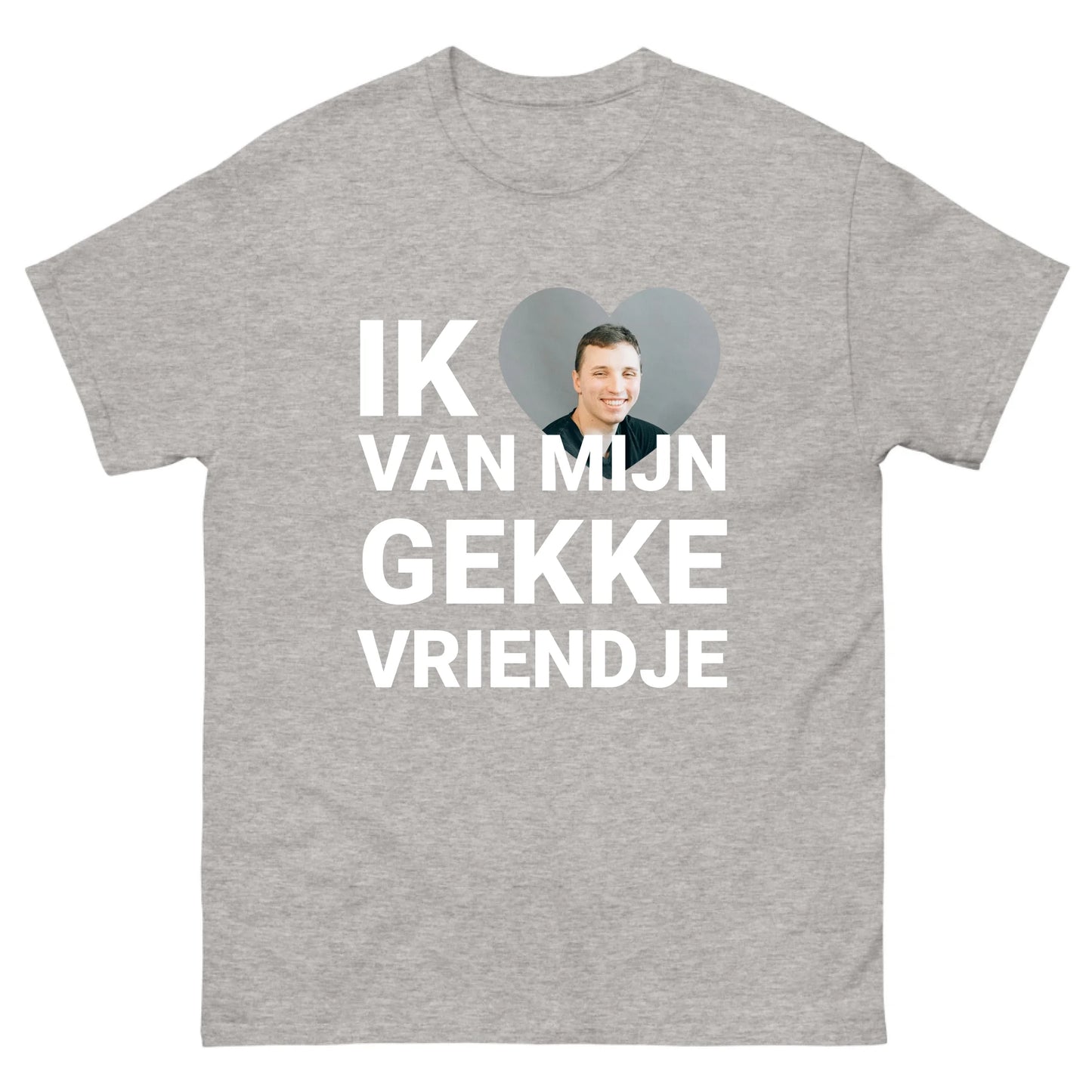 Gepersonaliseerd T-shirt - Ik hou van mijn gekke vriendje - Iedereen Blij
