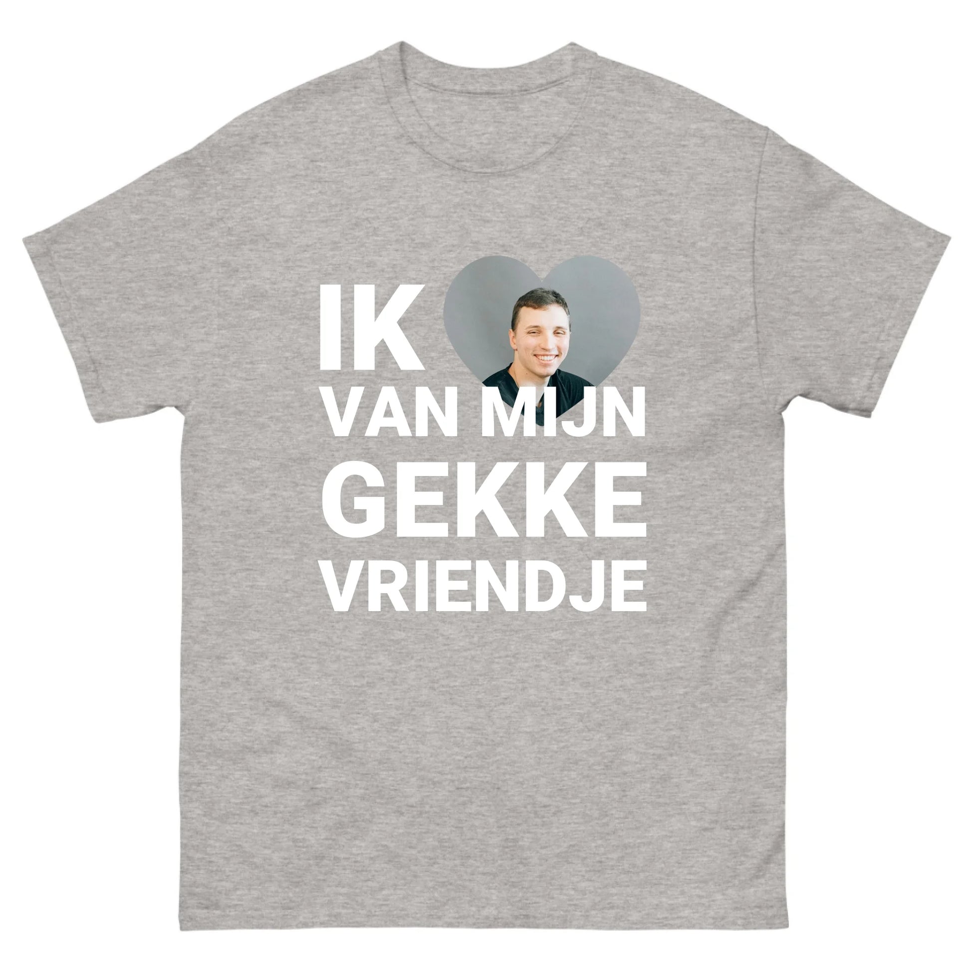 Gepersonaliseerd T-shirt - Ik hou van mijn gekke vriendje - Iedereen Blij