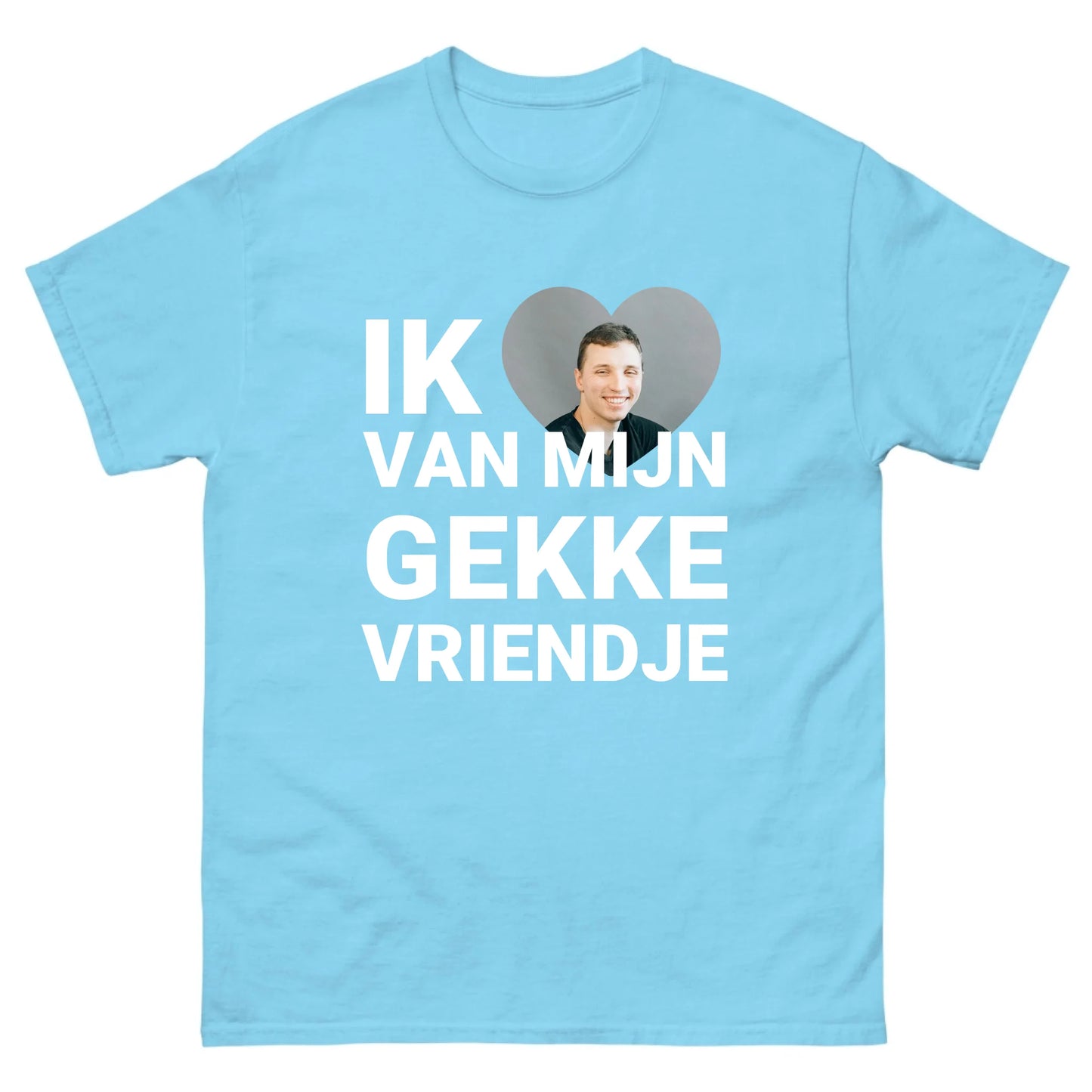 Gepersonaliseerd T-shirt - Ik hou van mijn gekke vriendje - Iedereen Blij