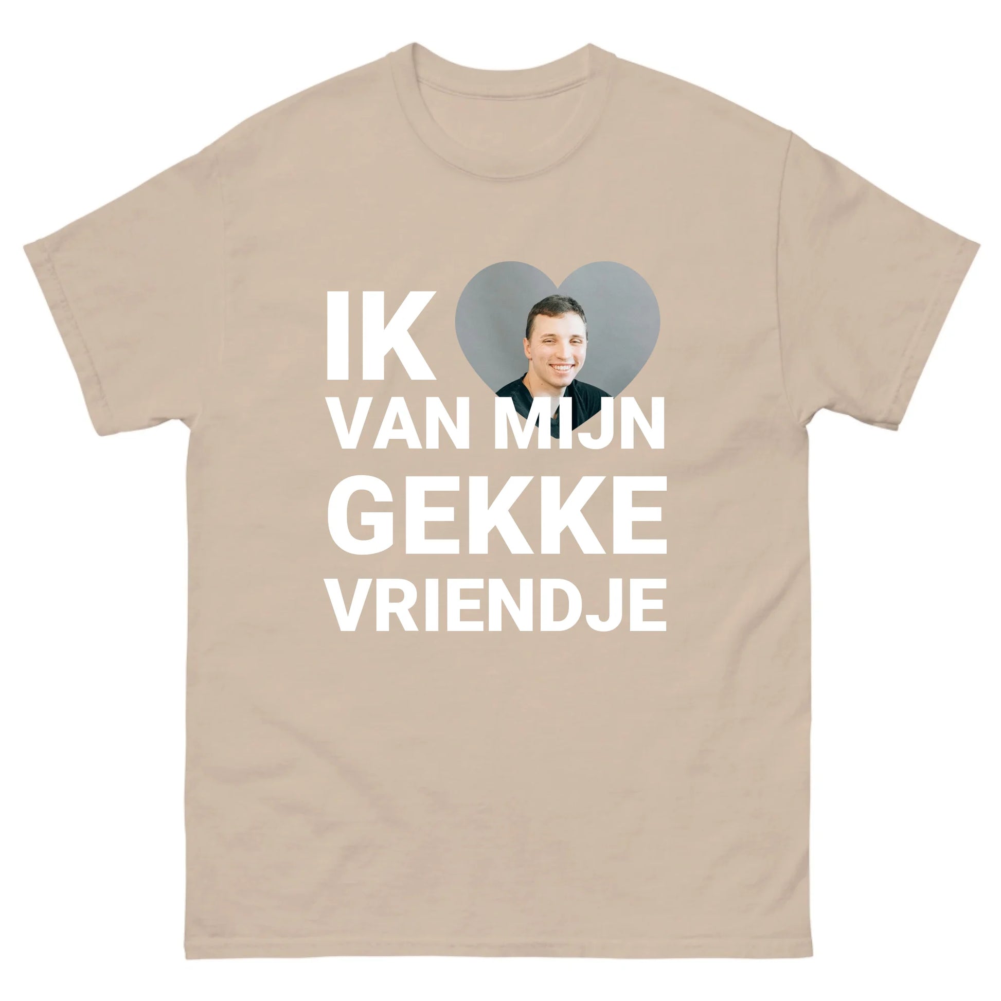 Gepersonaliseerd T-shirt - Ik hou van mijn gekke vriendje - Iedereen Blij
