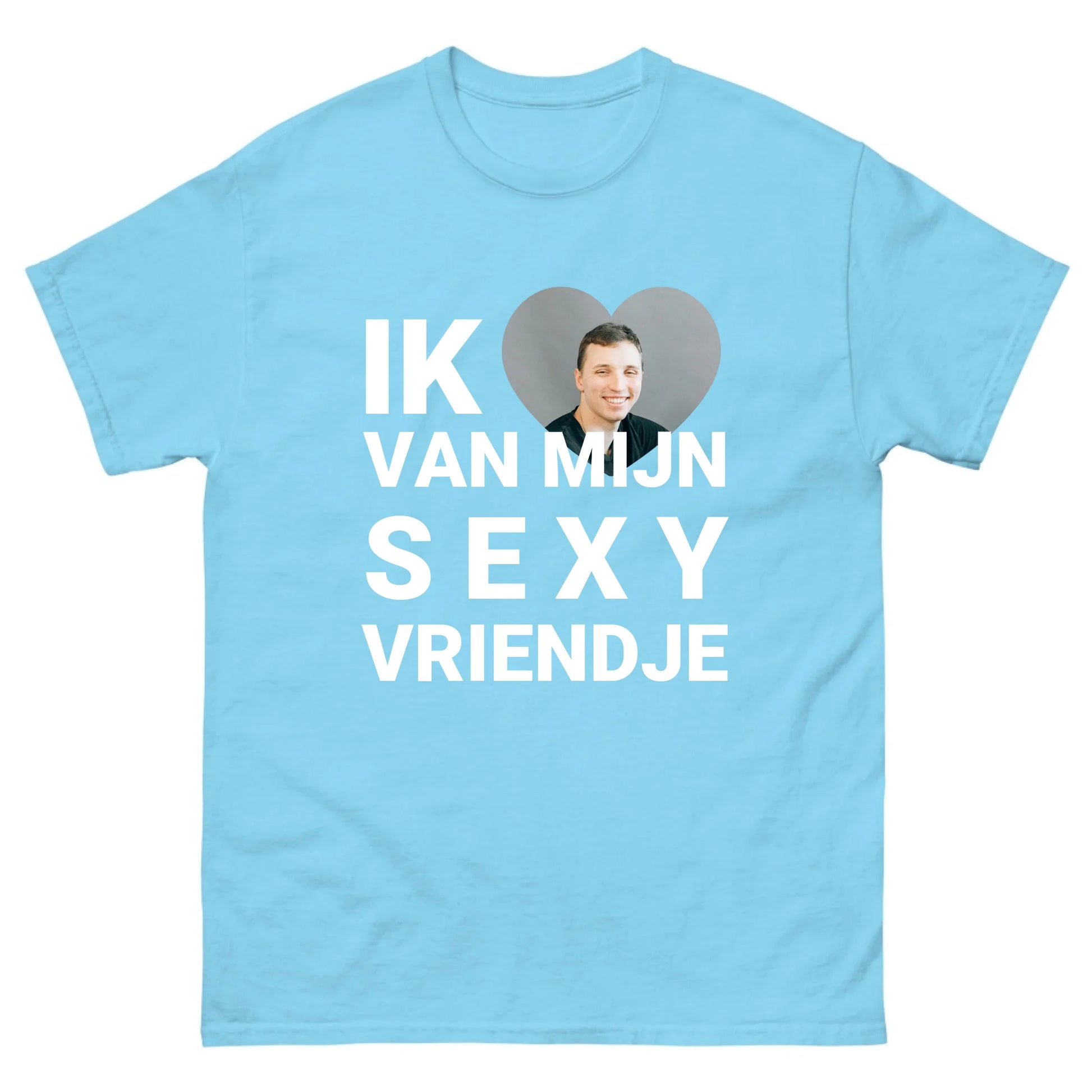 Gepersonaliseerd T-shirt - Ik hou van mijn sexy vriendje - Iedereen Blij
