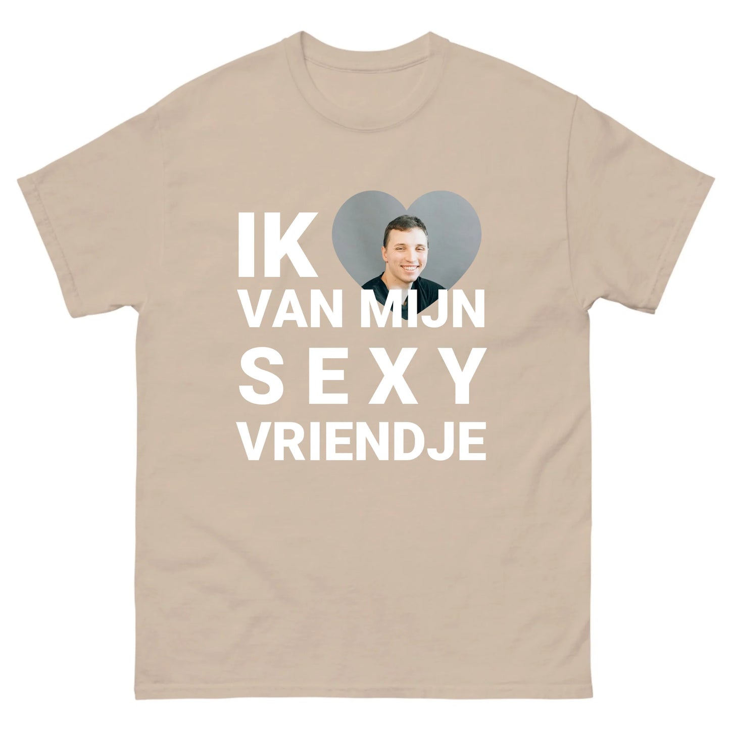 Gepersonaliseerd T-shirt - Ik hou van mijn sexy vriendje - Iedereen Blij