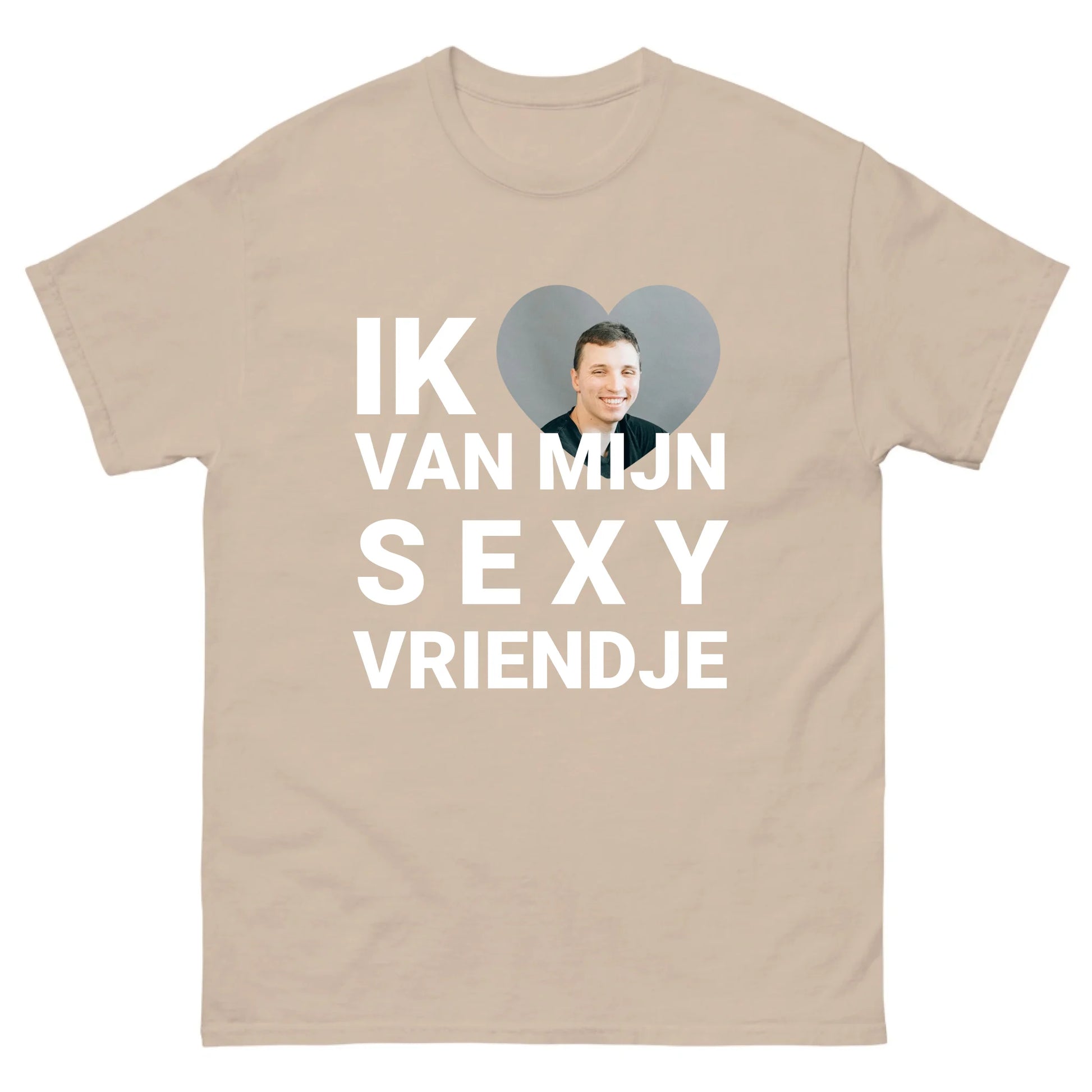 Gepersonaliseerd T-shirt - Ik hou van mijn sexy vriendje - Iedereen Blij
