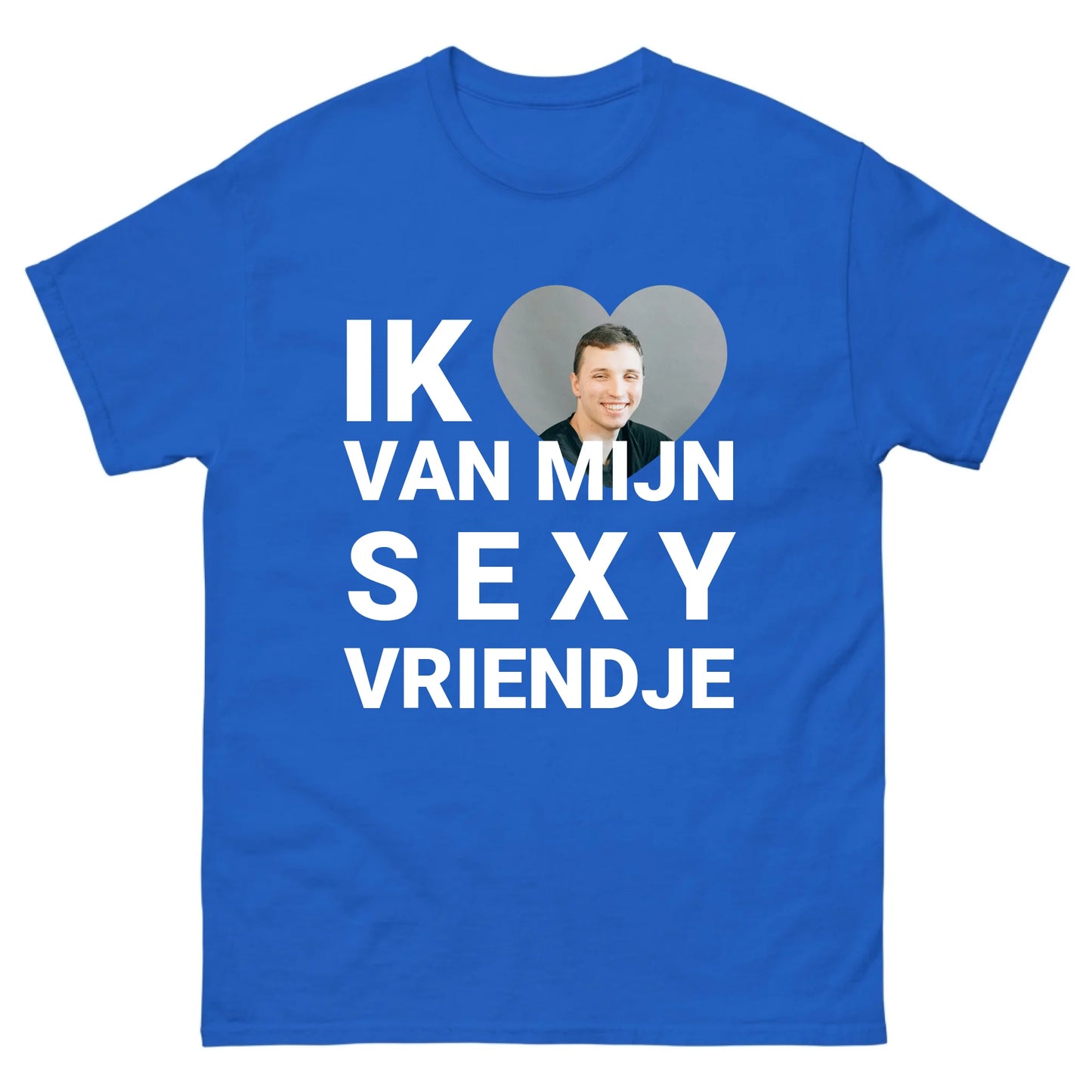 Gepersonaliseerd T-shirt - Ik hou van mijn sexy vriendje - Iedereen Blij