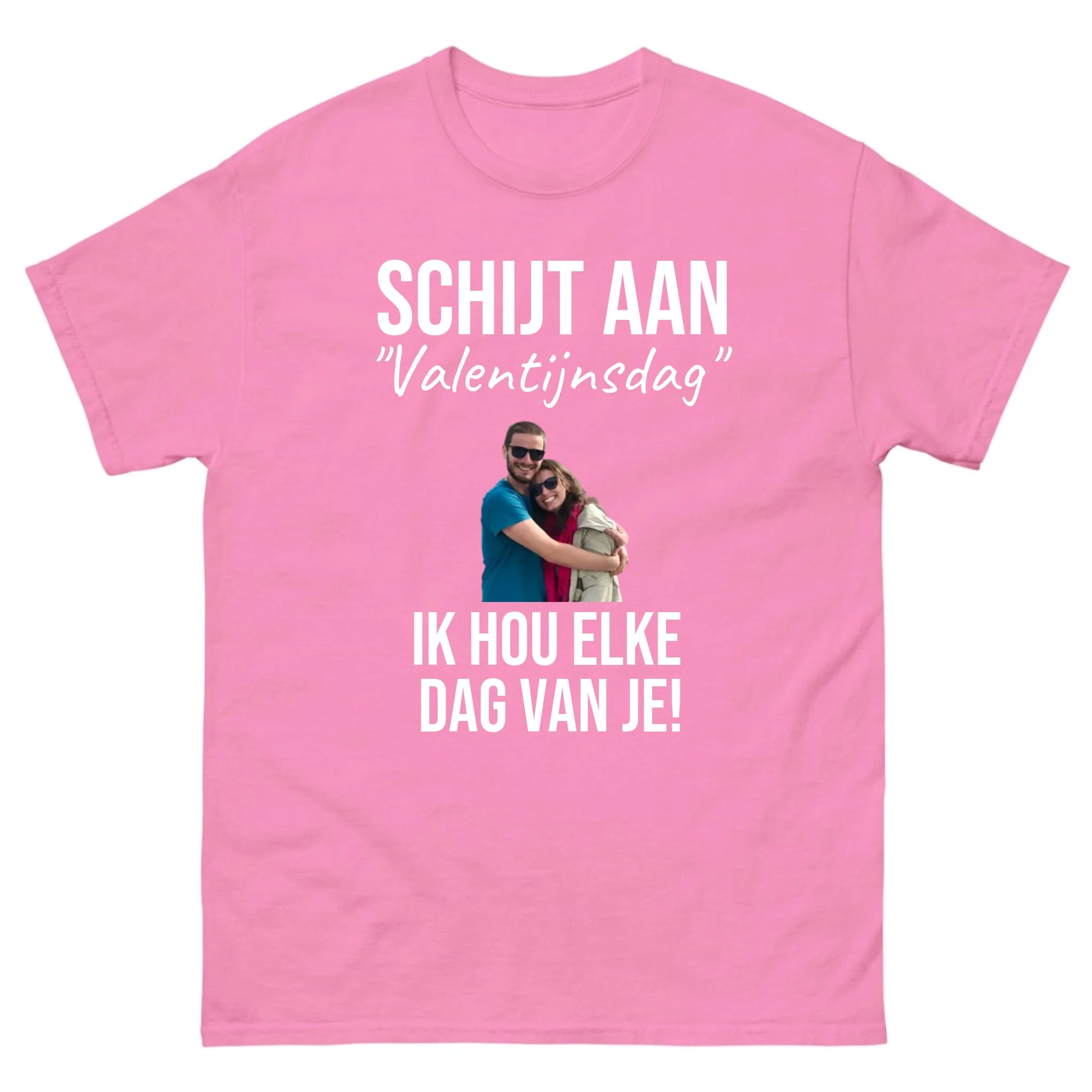 Gepersonaliseerd Valentijnsdag T-shirt - Iedereen Blij
