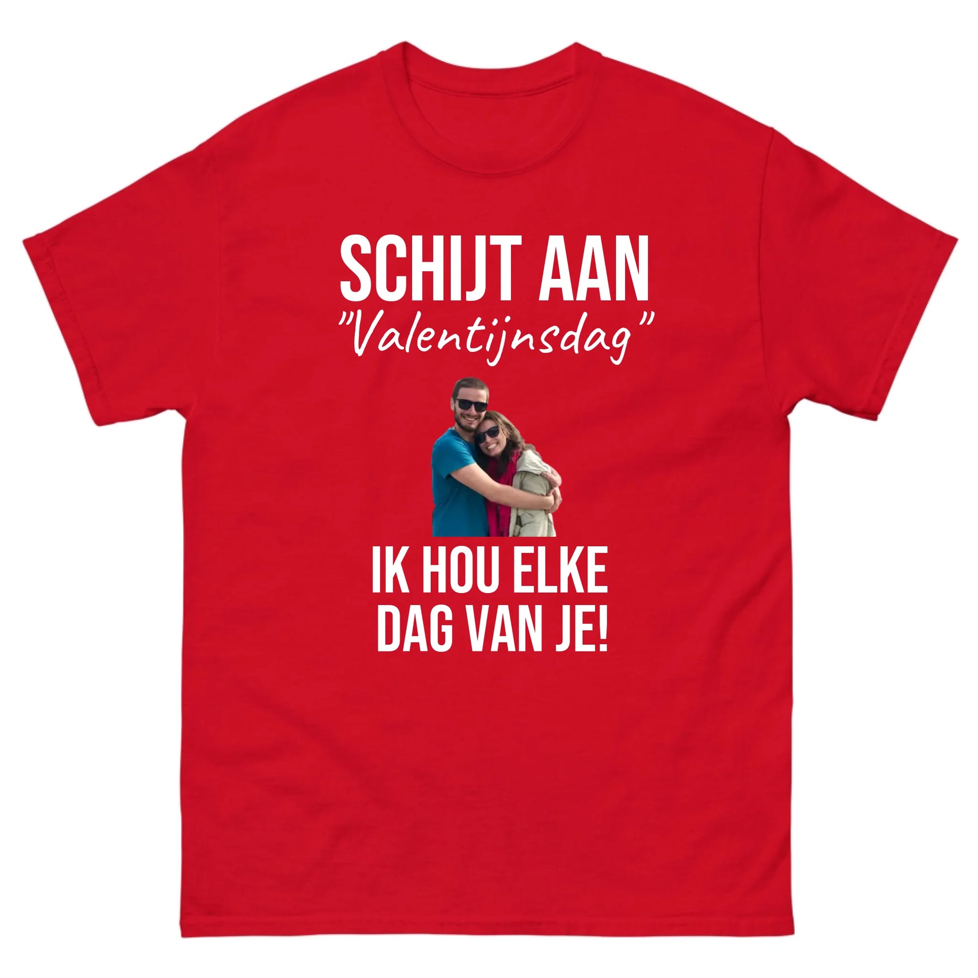 Gepersonaliseerd Valentijnsdag T-shirt - Iedereen Blij