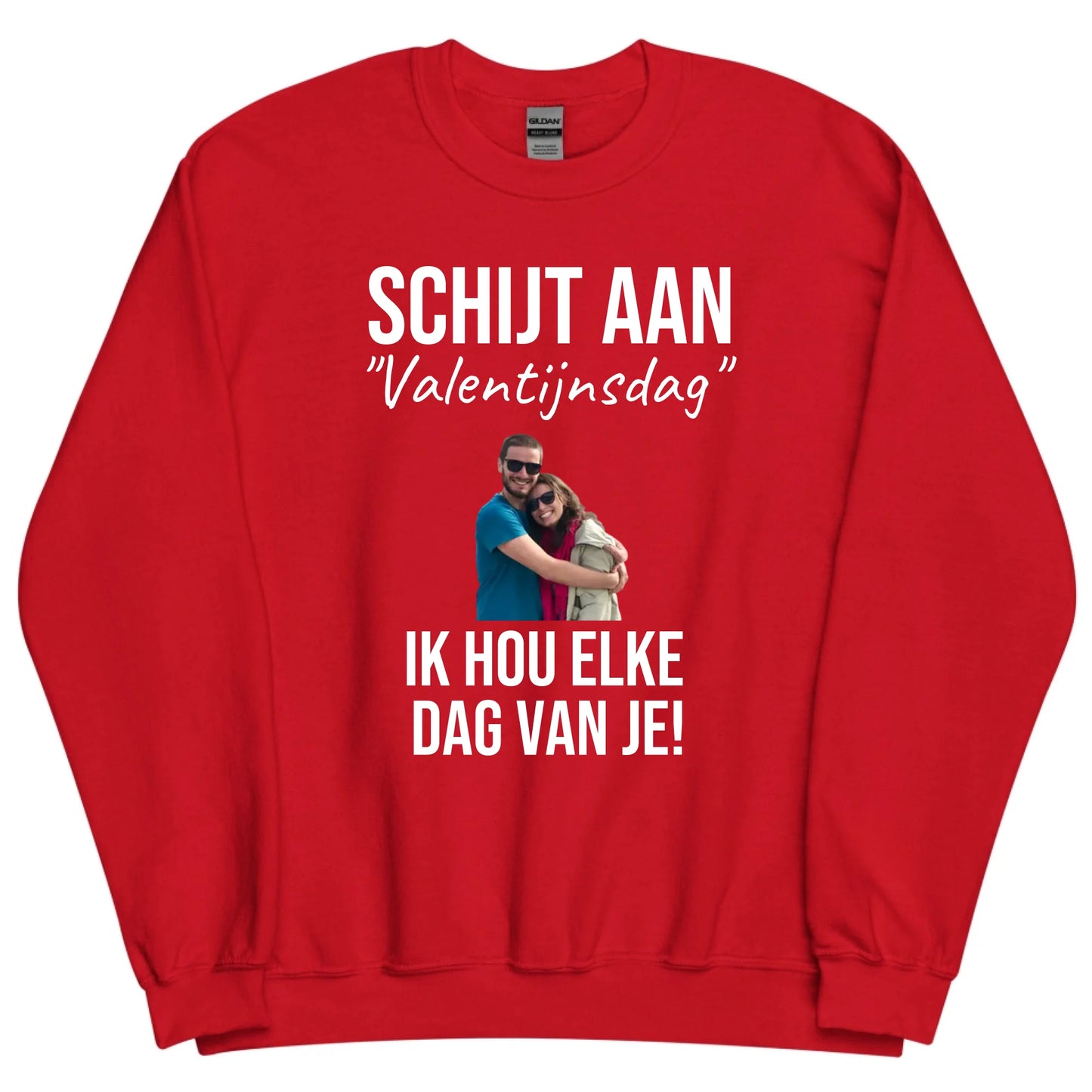 Gepersonaliseerde Valentijnsdag sweater - Iedereen Blij
