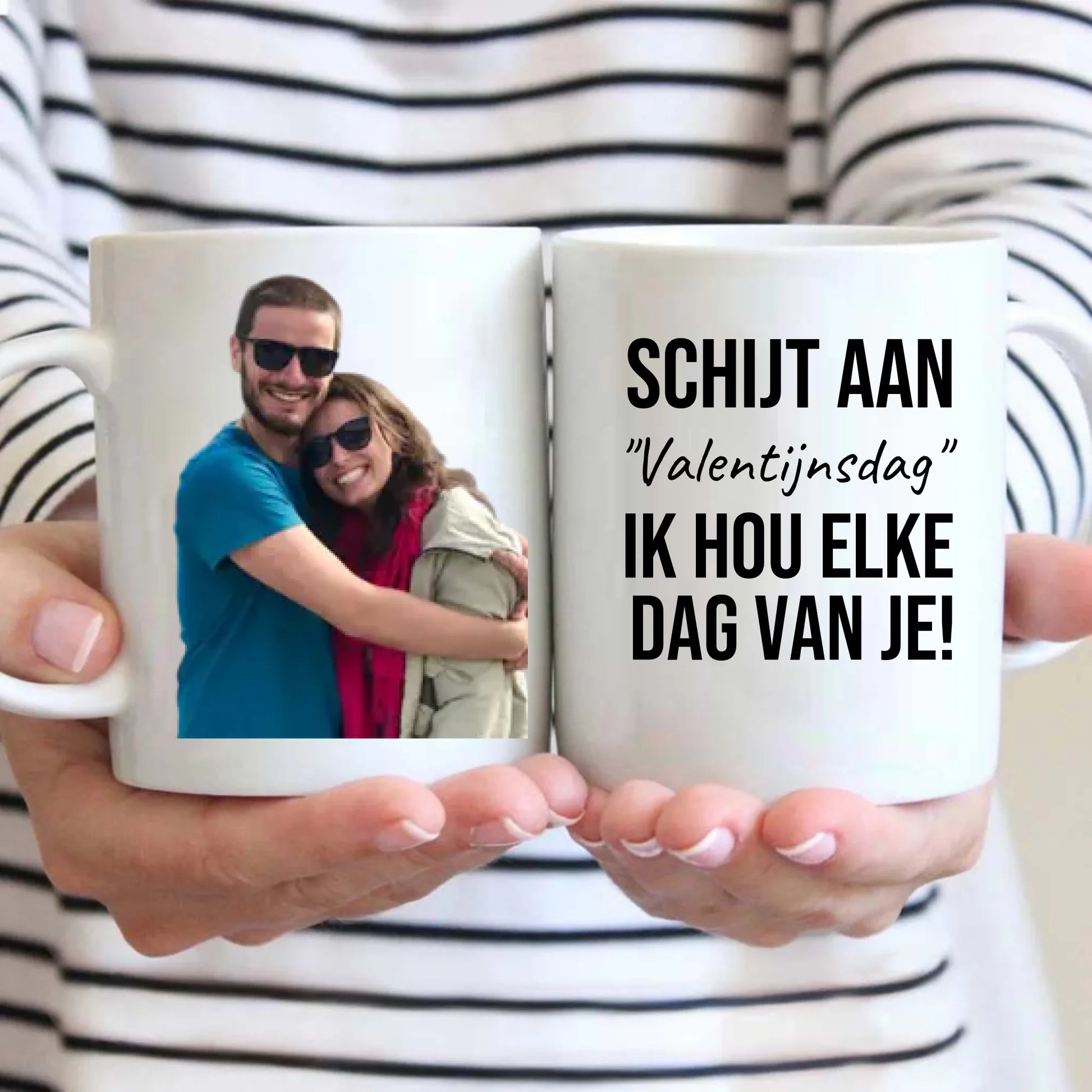 Gepersonaliseerde Valentijnsdag mok - Iedereen Blij