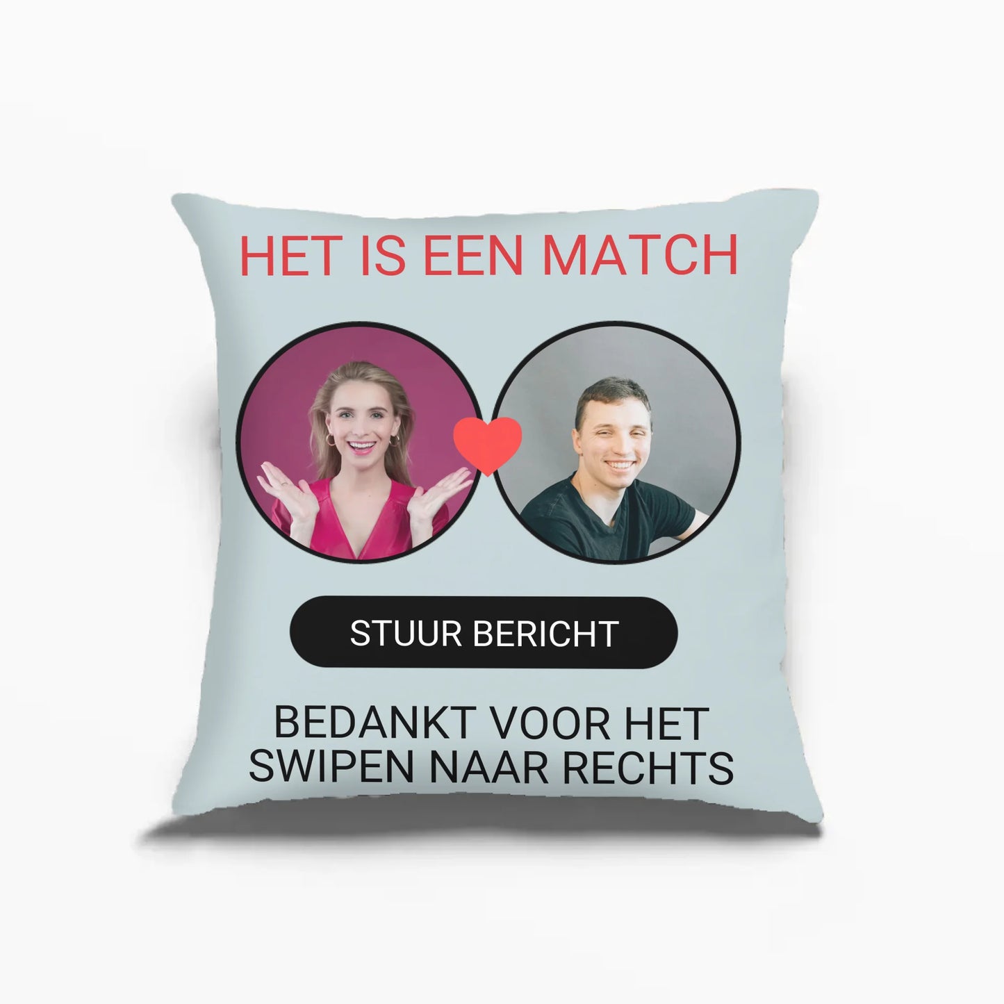 Gepersonaliseerd dating app kussensloop