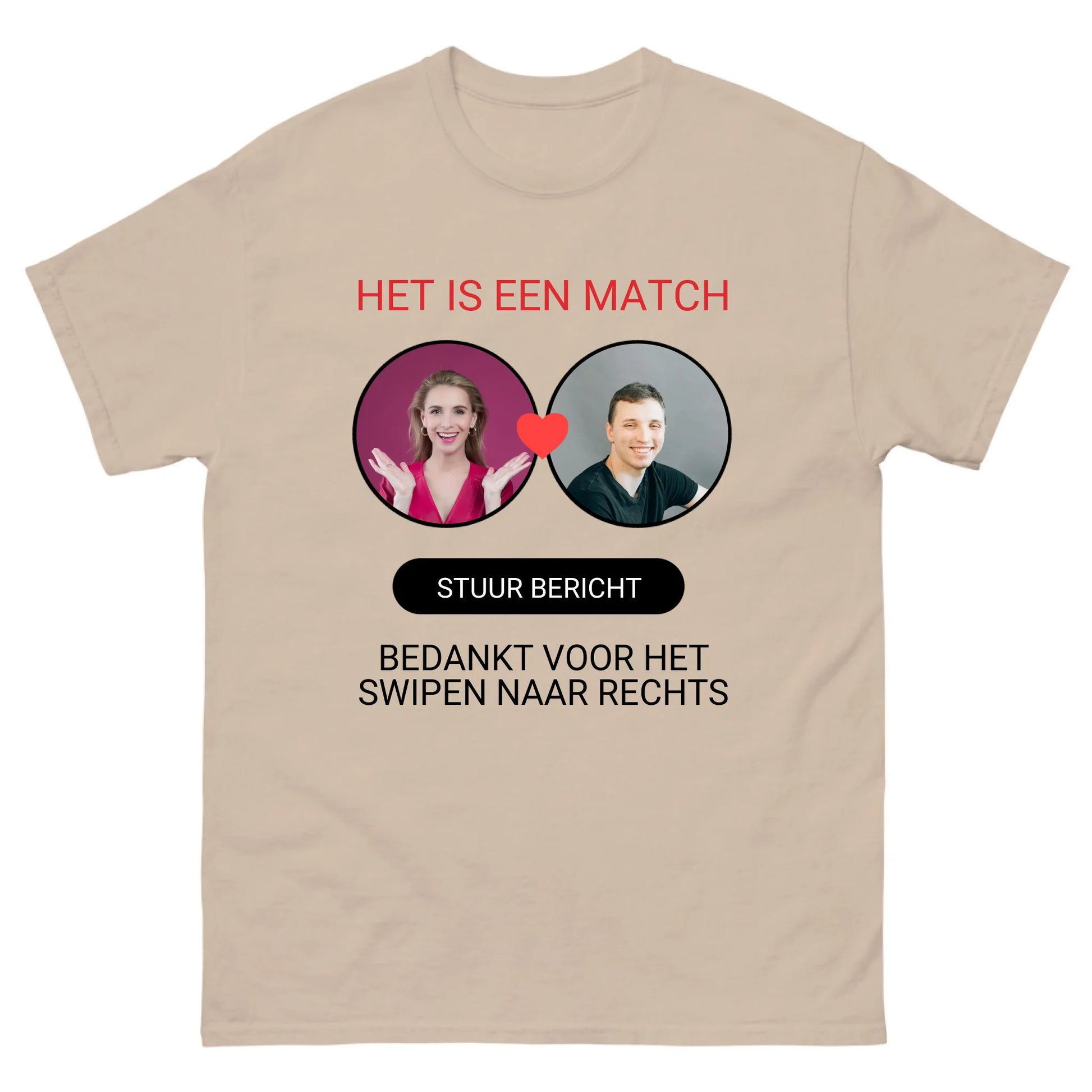 Gepersonaliseerd dating app T-shirt - Iedereen Blij