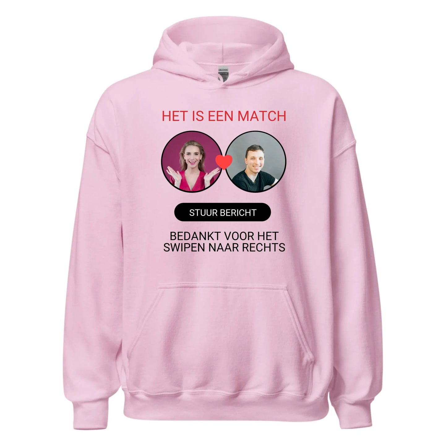 Gepersonaliseerde dating app hoodie