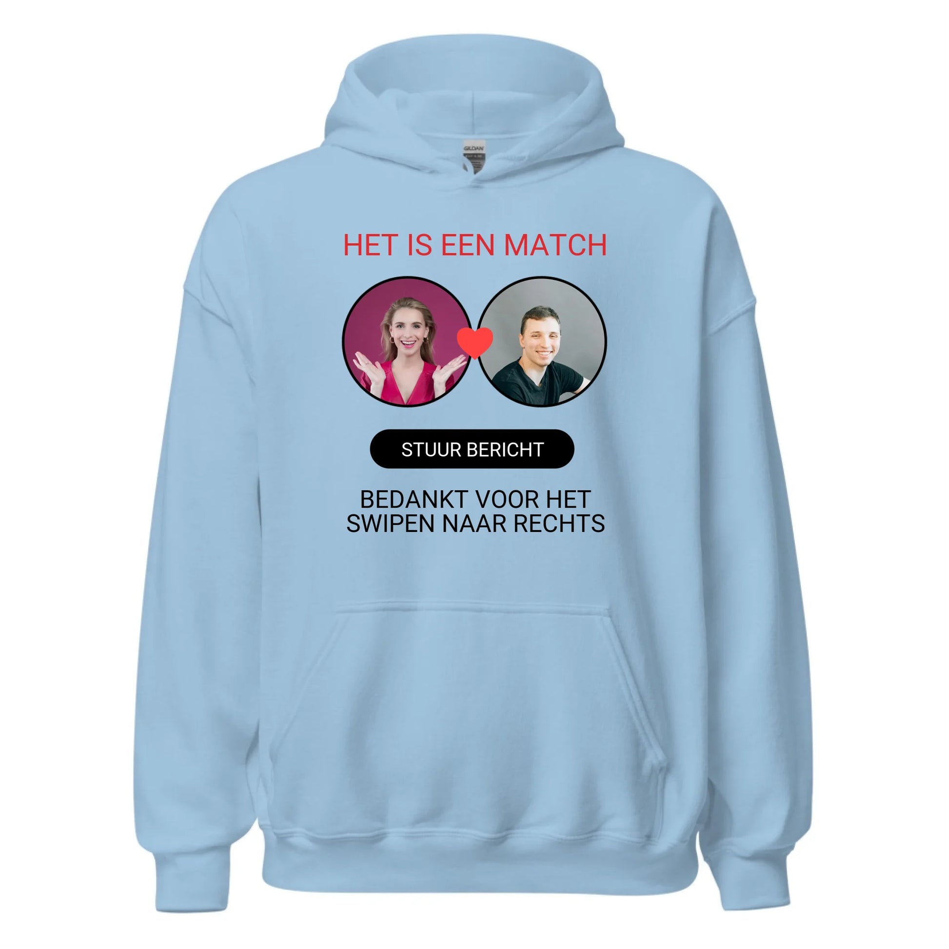 Gepersonaliseerde dating app hoodie - Iedereen Blij