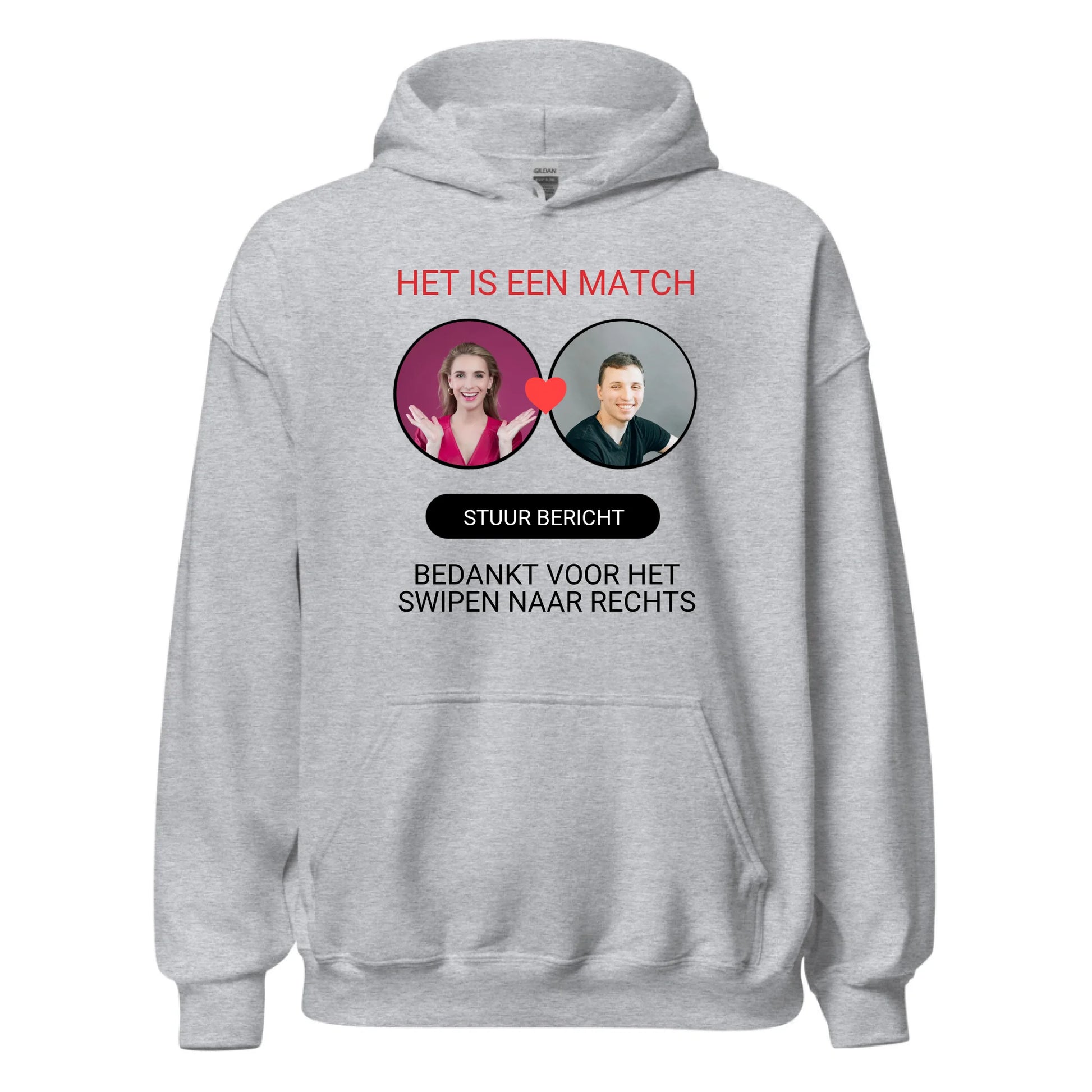Gepersonaliseerde dating app hoodie - Iedereen Blij