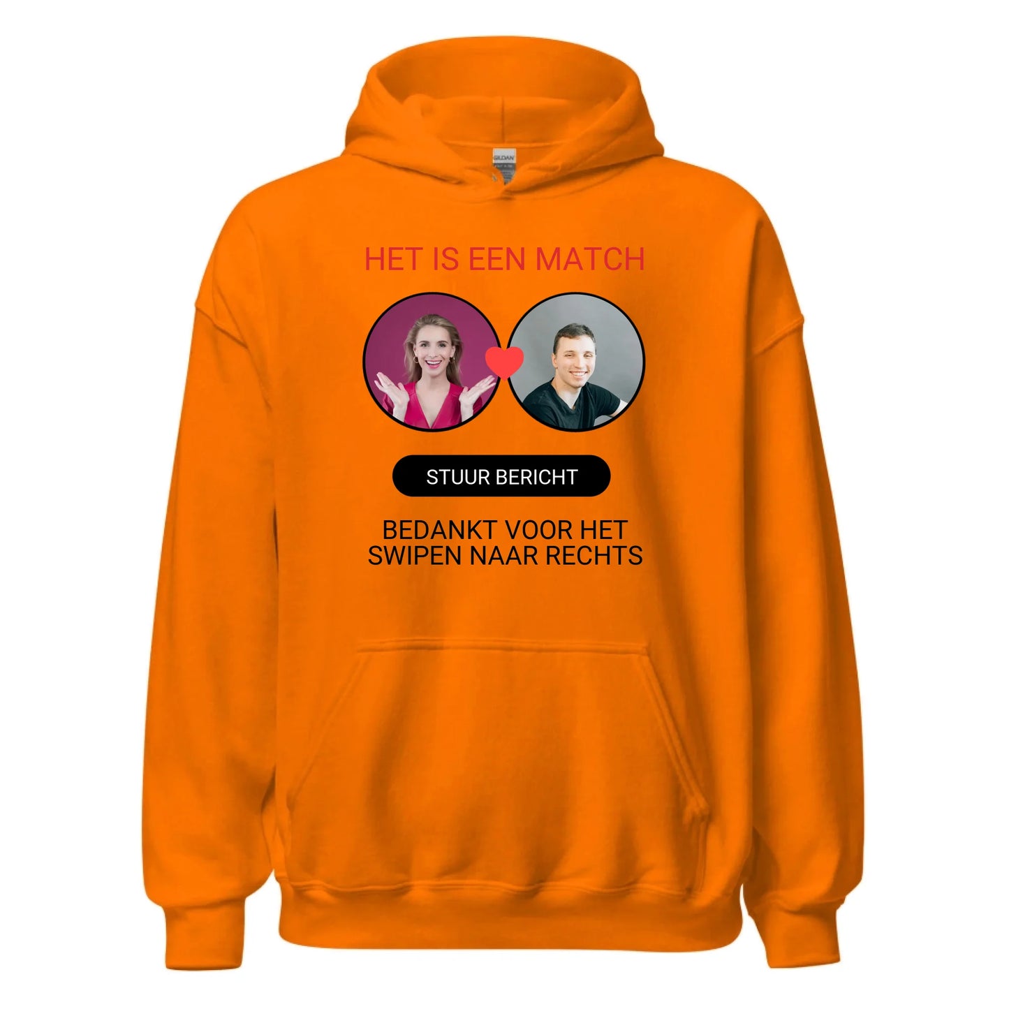 Gepersonaliseerde dating app hoodie