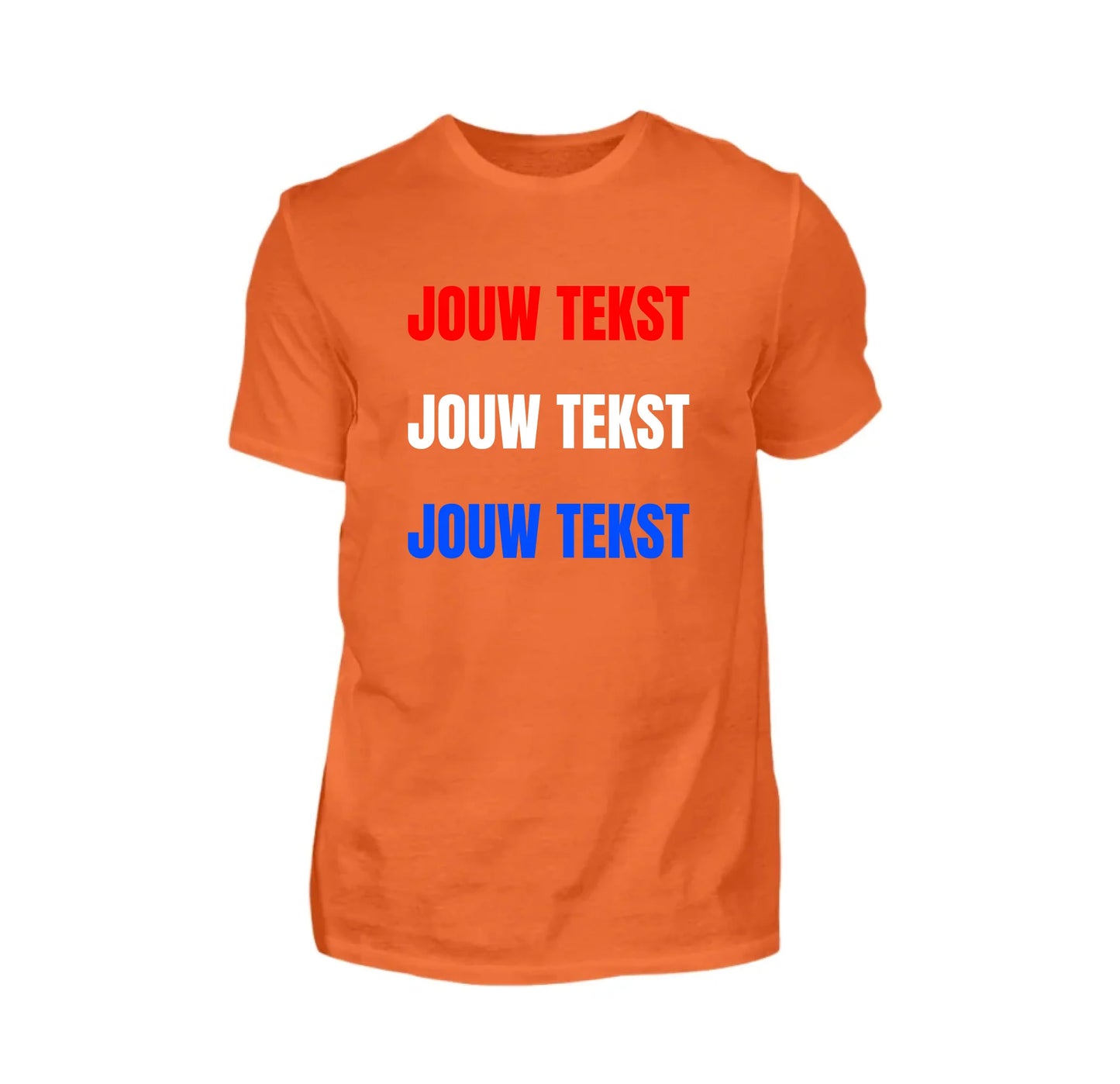 Gepersonaliseerd koningsdag T-shirt heren