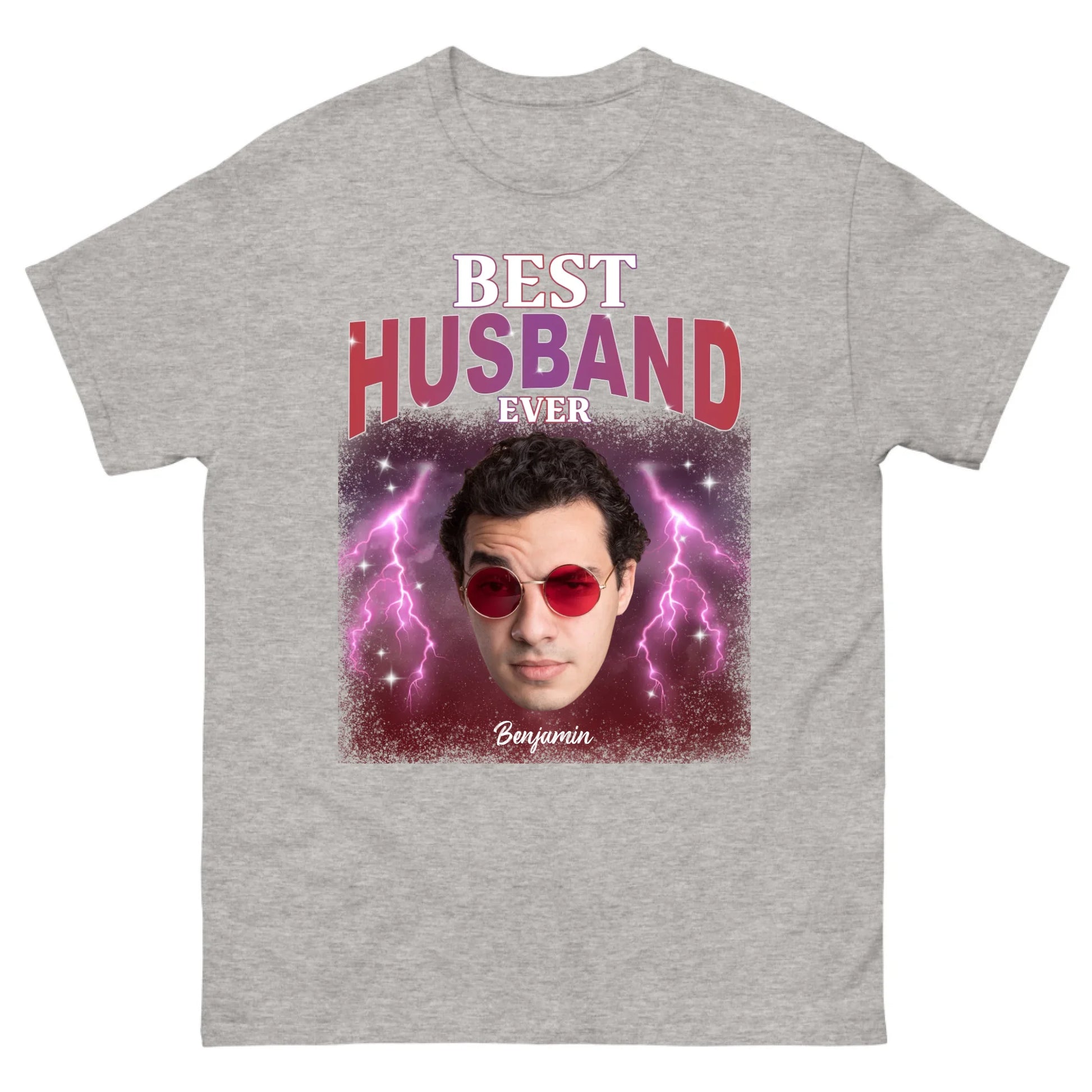 Gepersonaliseerd retro T-shirt - Best person ever - Iedereen Blij