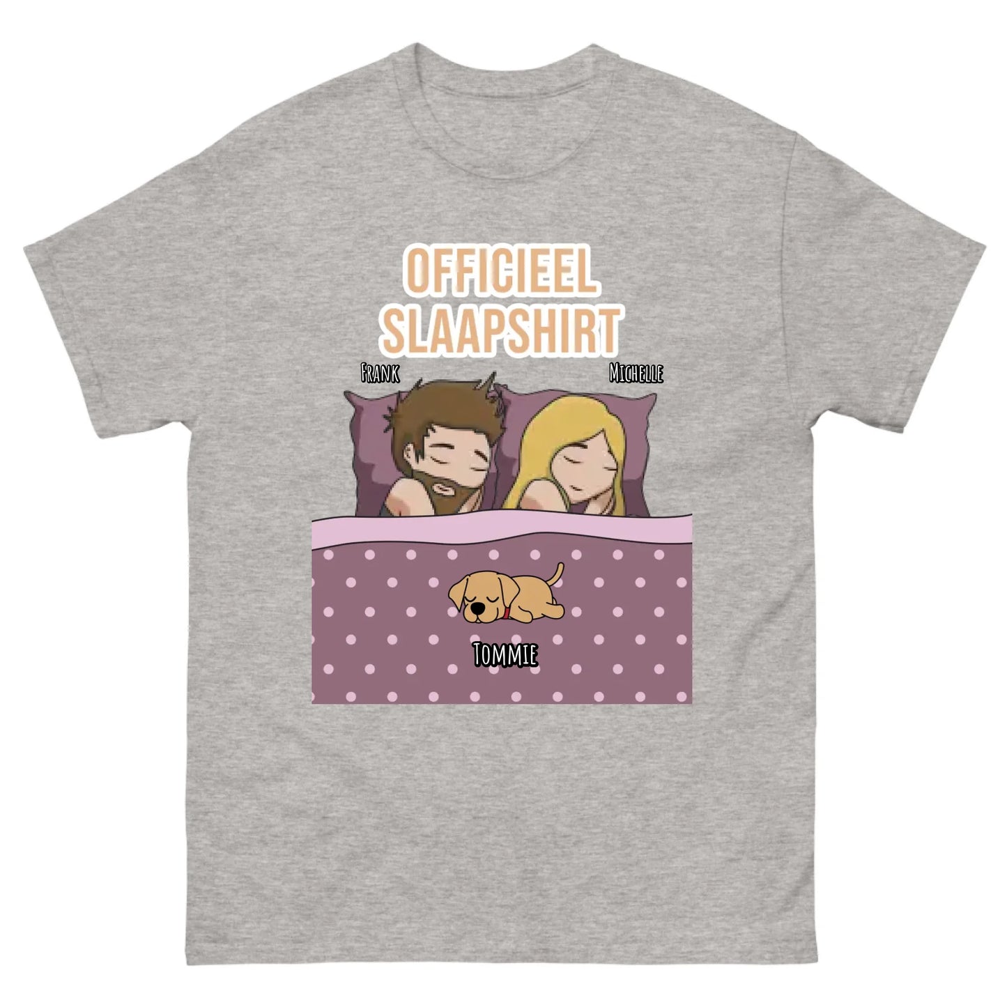 Gepersonaliseerd T-shirt - Officieel slaapshirt