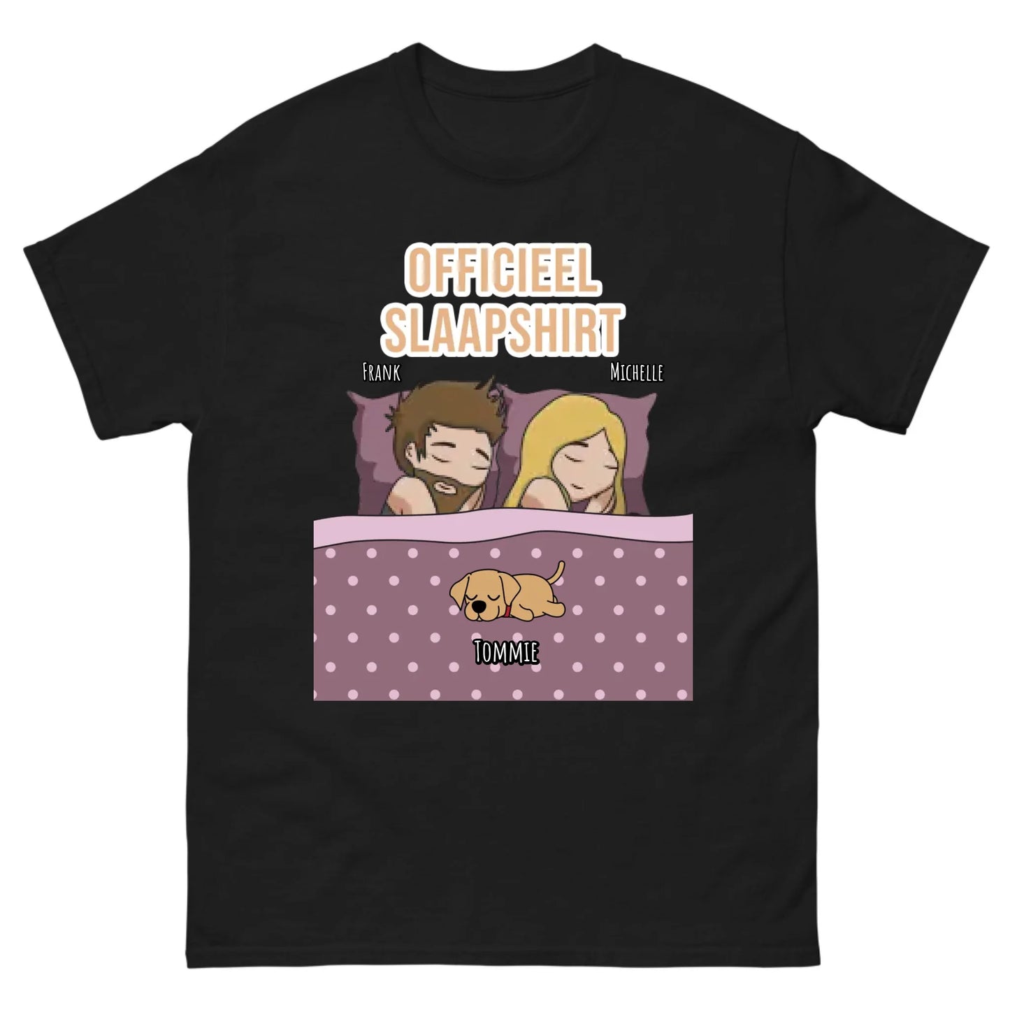 Gepersonaliseerd T-shirt - Officieel slaapshirt