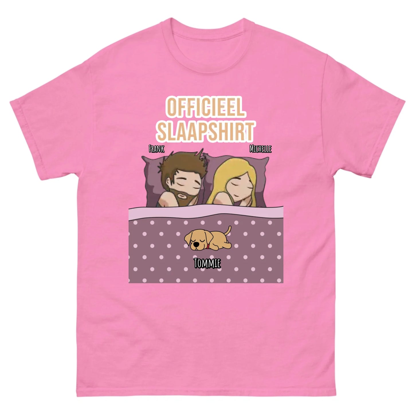 Gepersonaliseerd T-shirt - Officieel slaapshirt