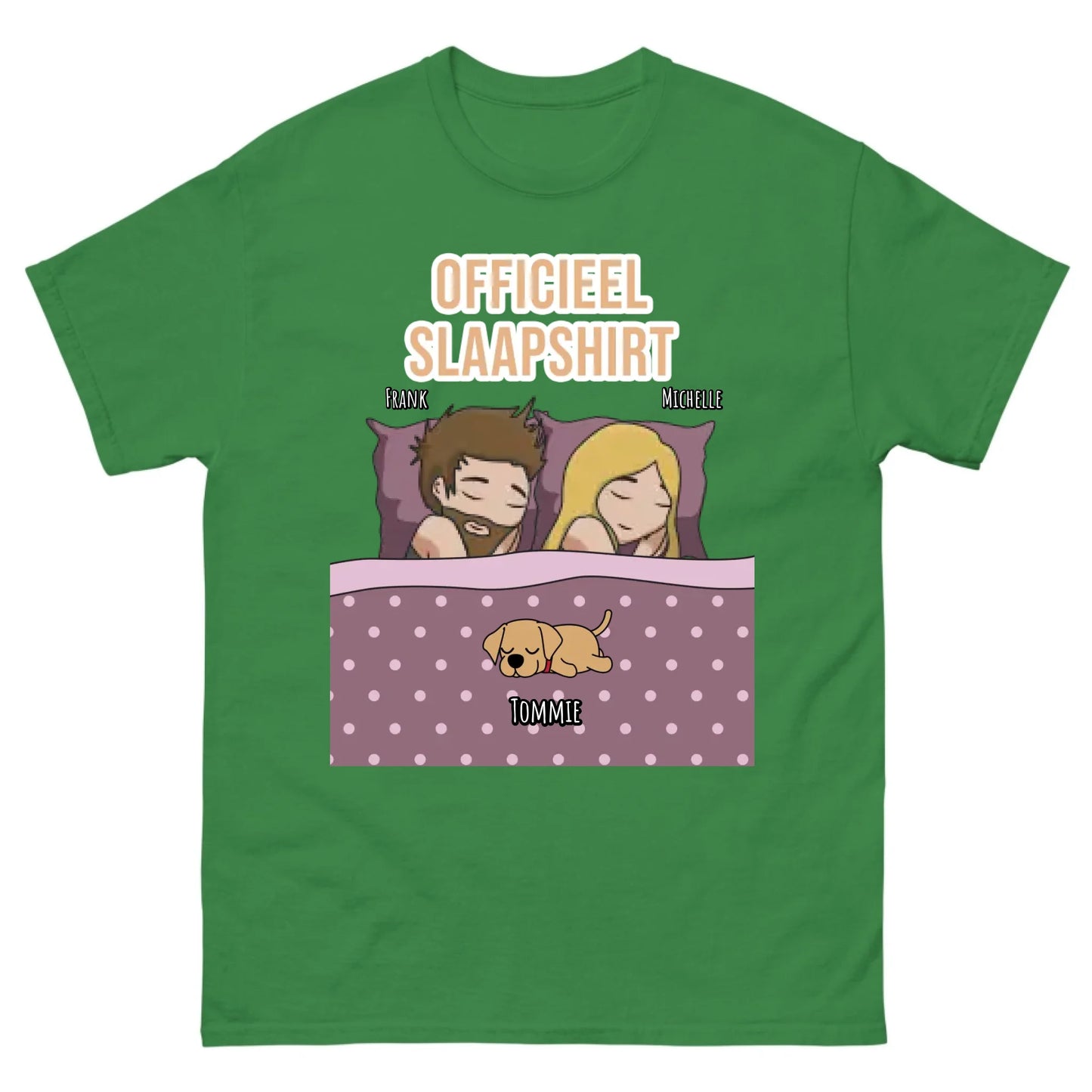 Gepersonaliseerd T-shirt - Officieel slaapshirt