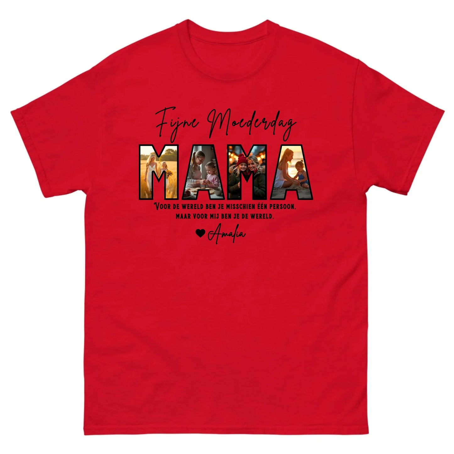 Gepersonaliseerd T-shirt - Fijne Moederdag