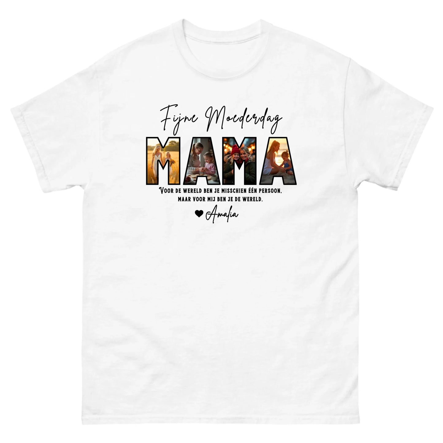 Gepersonaliseerd T-shirt - Fijne Moederdag