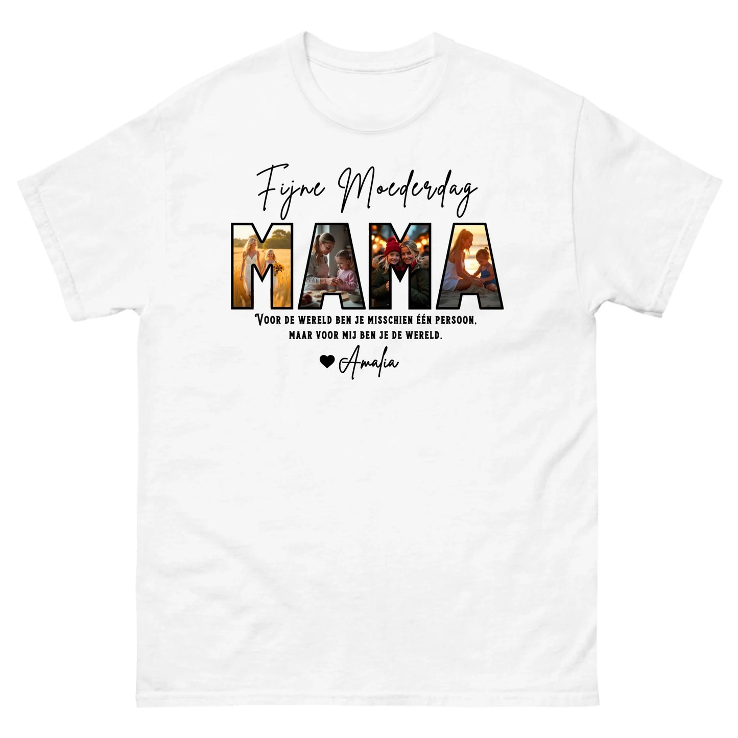 Gepersonaliseerd T-shirt - Fijne Moederdag