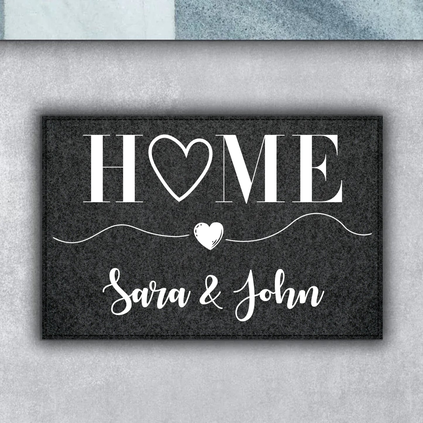 Gepersonaliseerde deurmat