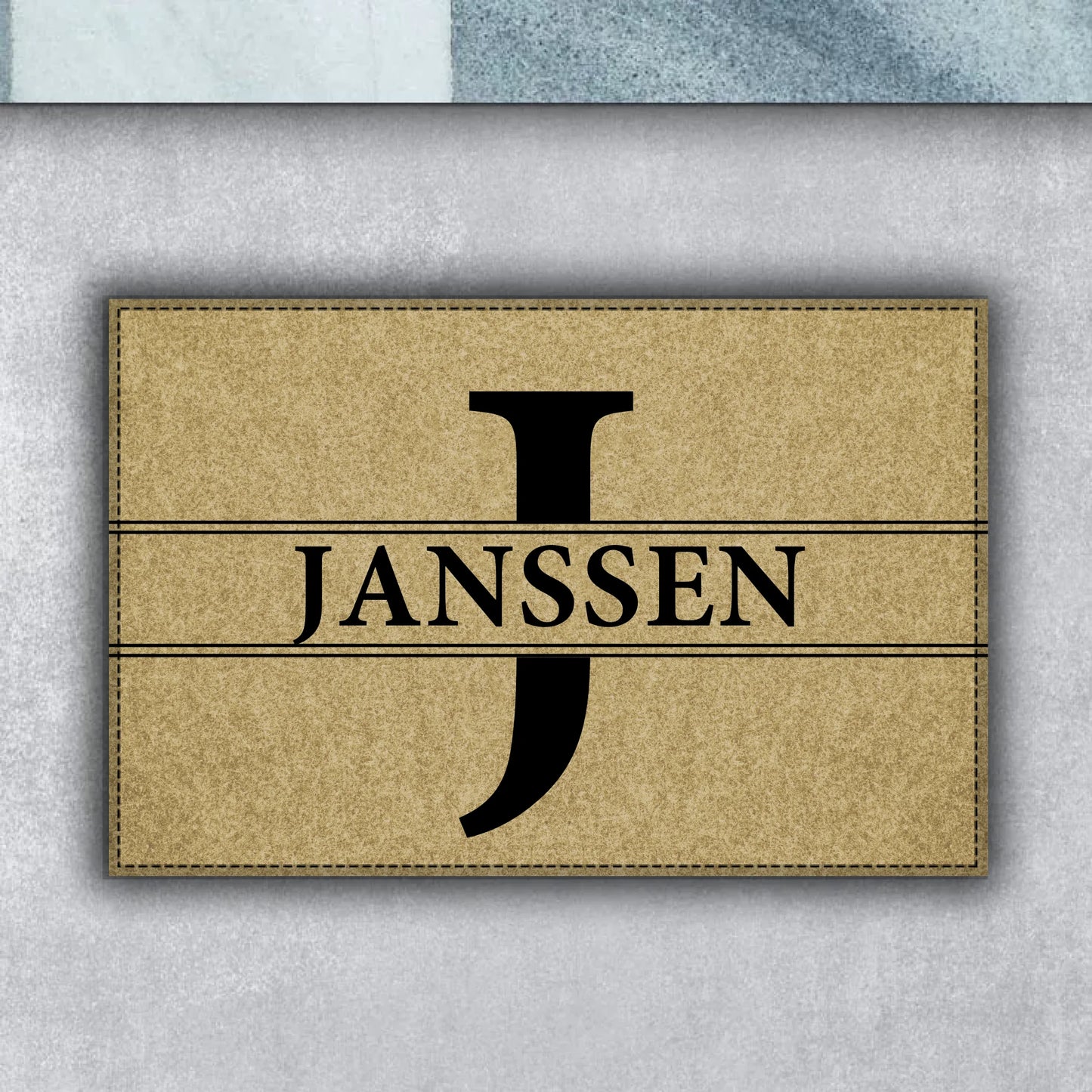 Gepersonaliseerde deurmat