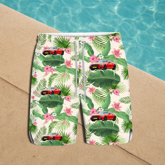 Gepersonaliseerde Hawaii zwembroek met je eigen auto erop