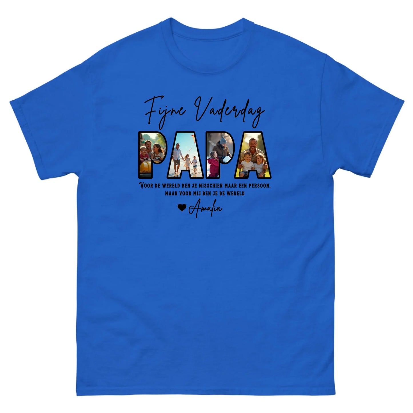 Gepersonaliseerd T-shirt - Fijne Vaderdag